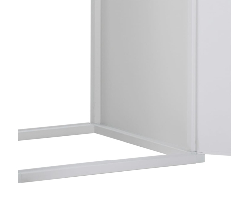 Armario de lavadora PVC blanco 68,5x64,5x88 cm