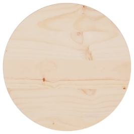 Superficie de mesa madera maciza de pino Ø30x2,5 cm