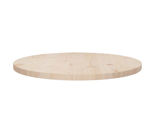 Superficie de mesa madera maciza de pino Ø60x2,5 cm