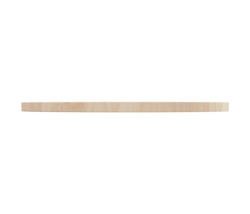 Superficie de mesa madera maciza de pino Ø60x2,5 cm