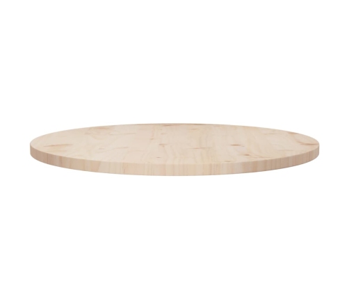 Superficie de mesa madera maciza de pino Ø70x2,5 cm