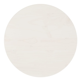 Superficie de mesa madera maciza de pino blanco Ø40x2,5 cm