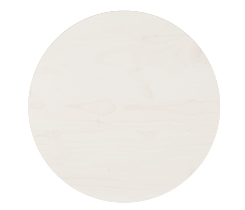 Superficie de mesa madera maciza de pino blanco Ø40x2,5 cm