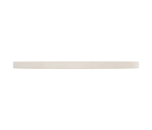 Superficie de mesa madera maciza de pino blanco Ø50x2,5 cm