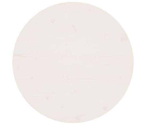 Superficie de mesa madera maciza de pino blanco Ø80x2,5 cm