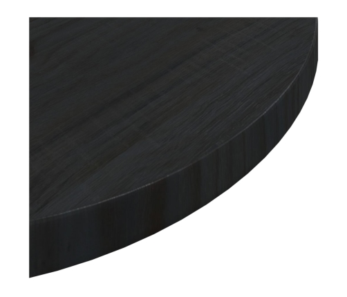 Superficie de mesa madera maciza de pino negro Ø50x2,5 cm