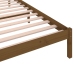 Estructura cama sin colchón madera pino marrón miel 90x200 cm