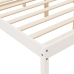 Cama de personas mayores madera maciza de pino blanca 75x190 cm