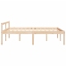 Cama para personas mayores madera maciza pino 120x190 cm