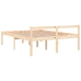 Cama para personas mayores madera maciza pino 120x190 cm