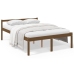 Cama senior sin colchón madera de pino marrón miel 140x190 cm