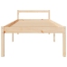 Cama para personas mayores madera maciza de pino 90x200 cm