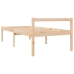 Cama para personas mayores madera maciza de pino 90x200 cm