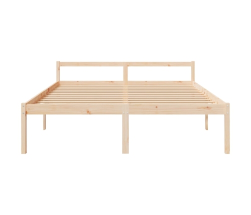 Cama para personas mayores madera maciza de pino 180x200 cm