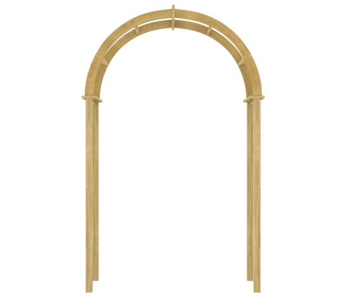 Arco de madera de pino macizo impregnado 141x97x243 cm