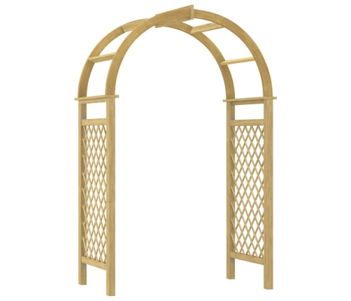 Arco con enrejado madera maciza impregnada 141x97x243 cm