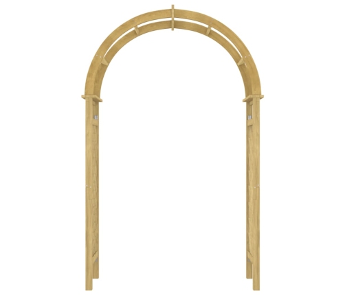 Arco con enrejado madera maciza impregnada 141x97x243 cm