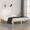 Estructura de cama sin colchón madera maciza pino 140x190 cm