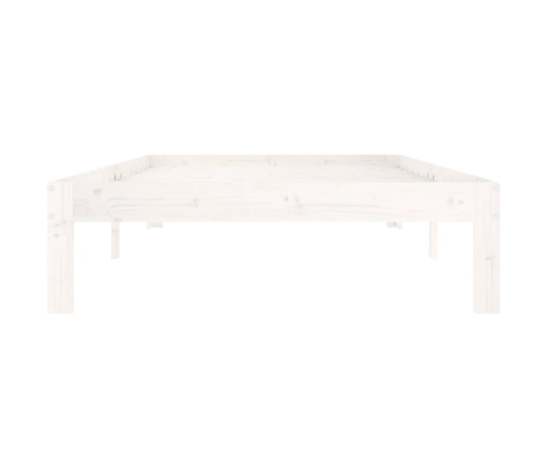 Estructura de cama sin colchón madera de pino blanco 100x200 cm