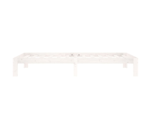 Estructura de cama sin colchón madera de pino blanco 100x200 cm