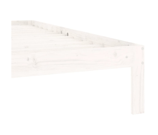 Estructura de cama sin colchón madera de pino blanco 100x200 cm