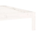Estructura de cama sin colchón madera de pino blanco 100x200 cm