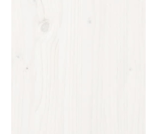 Estructura de cama sin colchón madera de pino blanco 100x200 cm