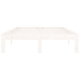 Estructura de cama sin colchón madera pino blanco 120x200 cm