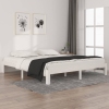 vidaXL Estructura de cama madera maciza blanco Supe King 180x200 cm