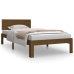 Estructura de cama madera maciza marrón miel 90x190 cm