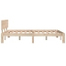 Estructura de cama doble pequeña sin colchón 120x190 cm