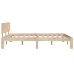 Estructura de cama sin colchón madera maciza pino 140x190 cm