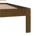 Estructura cama sin colchón madera pino marrón miel 90x200 cm