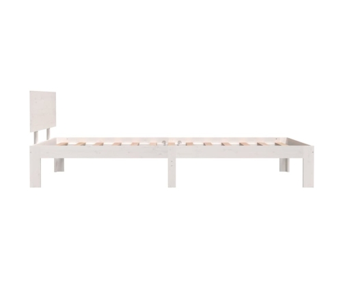 Estructura de cama sin colchón madera de pino blanco 100x200 cm