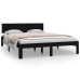 vidaXL Estructura de cama madera maciza de pino negro 140x200 cm