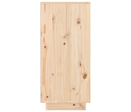 Aparador de madera maciza de pino 110x34x75 cm