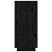 Aparador de madera maciza de pino negro 110x34x75 cm