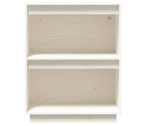 Mesa consola de madera maciza de pino blanco 60x34x75 cm