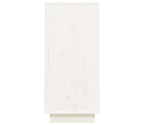 Mesa consola de madera maciza de pino blanco 60x34x75 cm