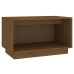 Mueble de TV madera maciza de pino marrón miel 60x35x35 cm