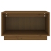 Mueble de TV madera maciza de pino marrón miel 60x35x35 cm