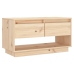 Mueble de TV de madera maciza de pino 74x34x40 cm