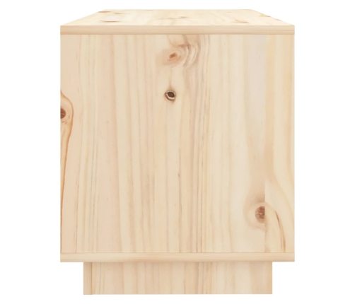 Mueble de TV de madera maciza de pino 74x34x40 cm