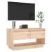 Mueble de TV de madera maciza de pino 74x34x40 cm