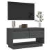 Mueble de TV de madera maciza de pino gris 74x34x40 cm