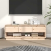 Mueble de TV de madera maciza de pino 110,5x34x40 cm