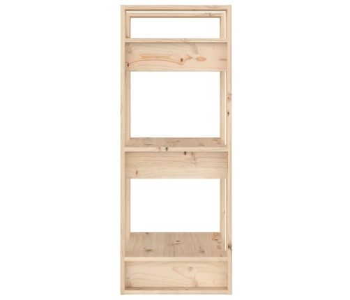 vidaXL Estantería/divisor de espacios madera maciza pino 41x35x91 cm