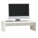 Soporte de monitor madera maciza de pino blanco 50x27x15 cm