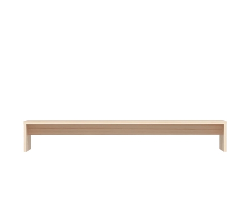 Soporte para monitor madera maciza de pino 100x27x15 cm