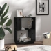 Estantería/divisor de espacios madera pino negro 51x25x70 cm